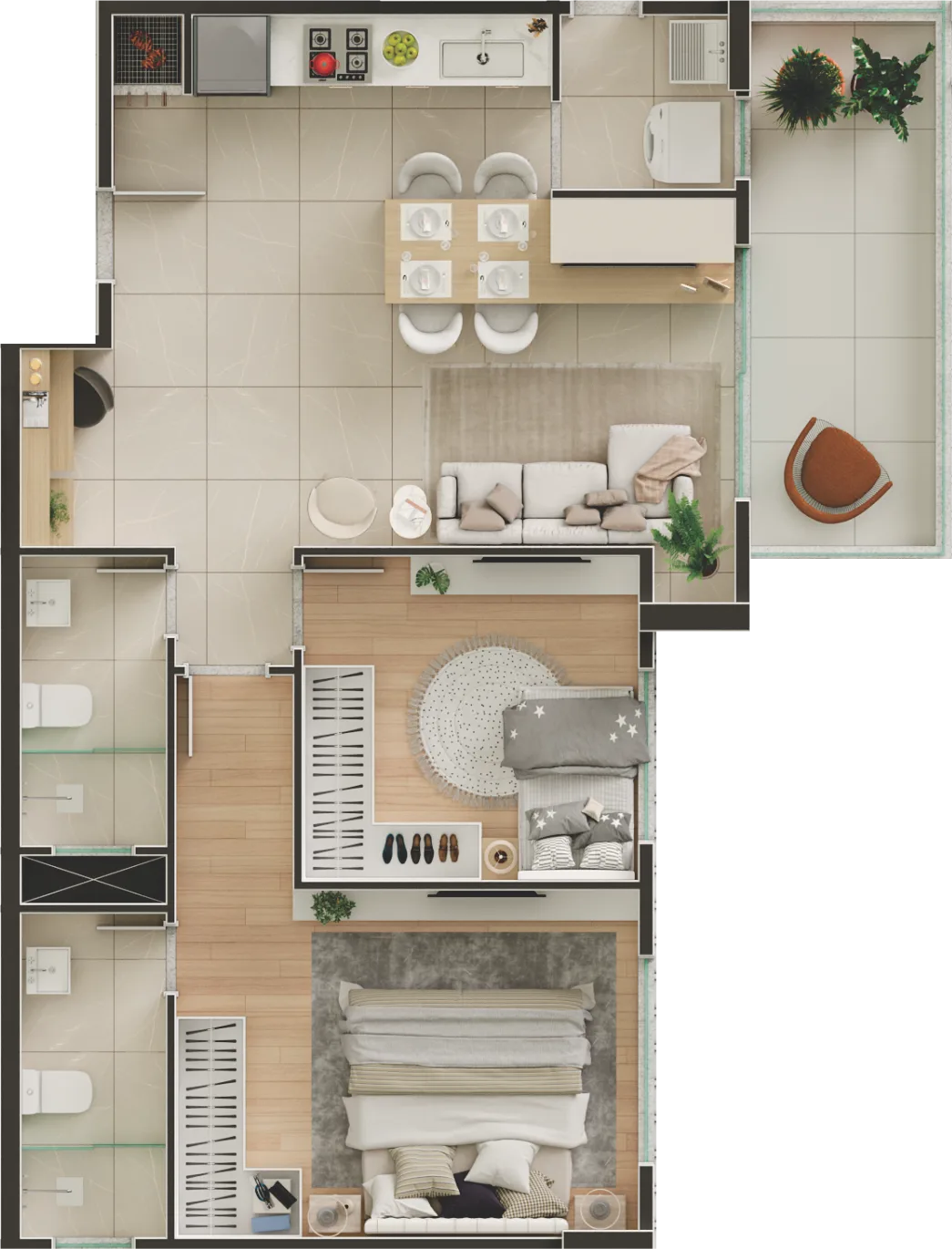 Sky 604 — Planta