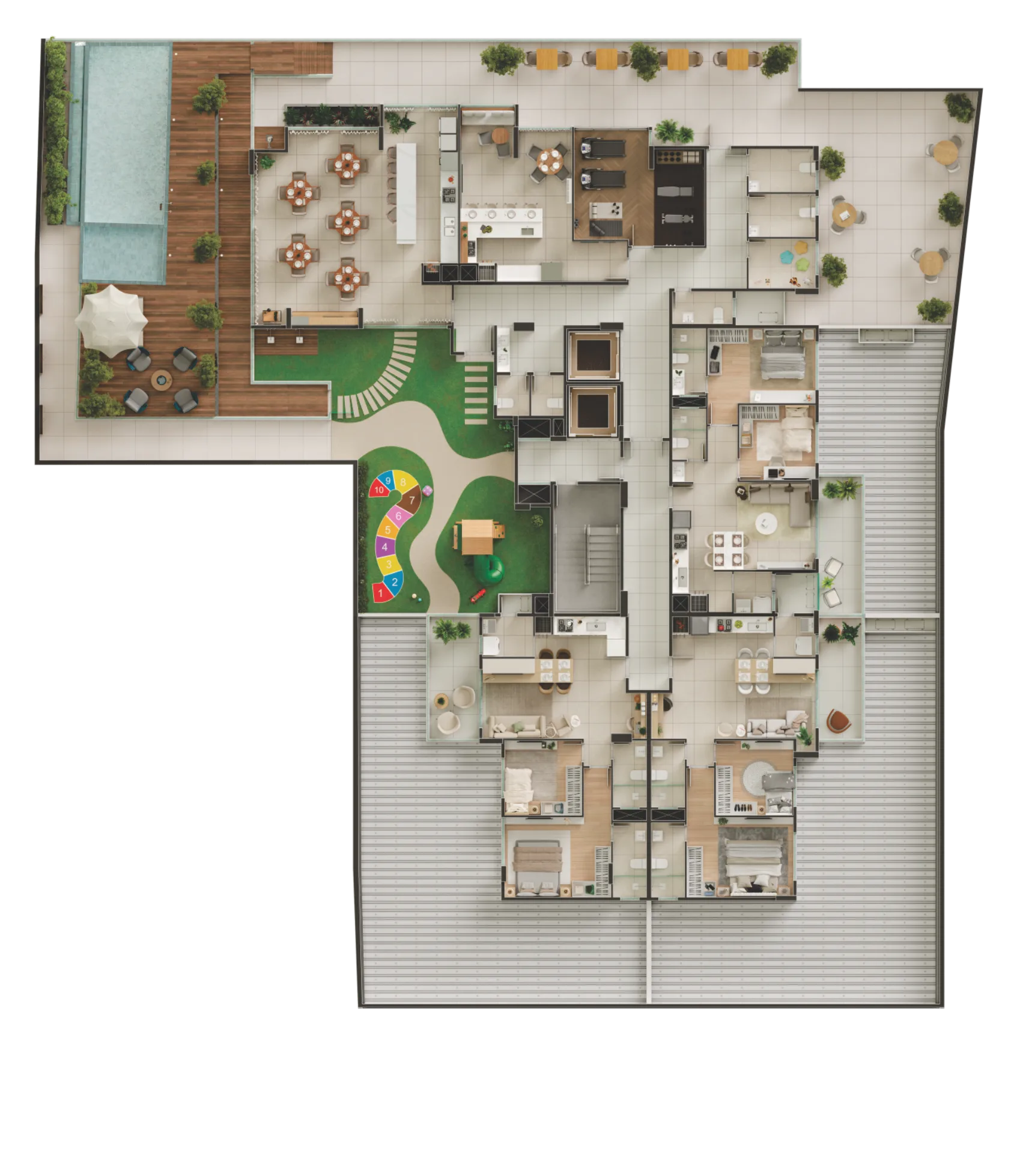 Pavimento Lazer — Skyview